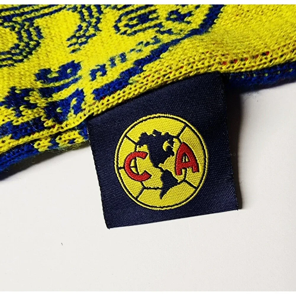 Authentic Club America 2006 90 Años Years Scarf Double Sided Bufanda Vtg SKRFA